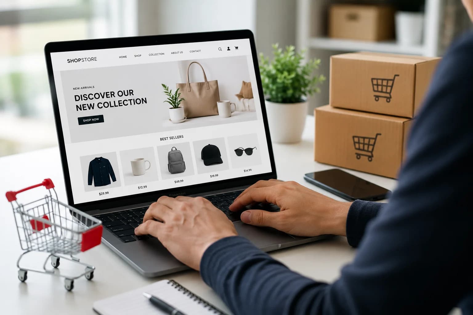 Ecommerce SEO dashboard showing product visibility and category rankings
