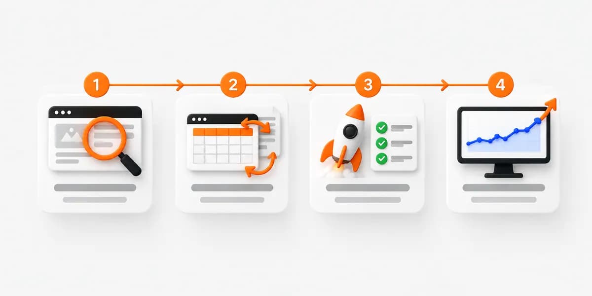 SEO migration timeline: pre-launch audit, URL mapping, launch QA and post-launch monitoring